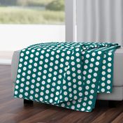 Large Green Polka Dots