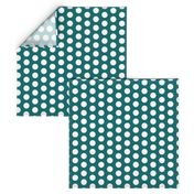 Large Green Polka Dots