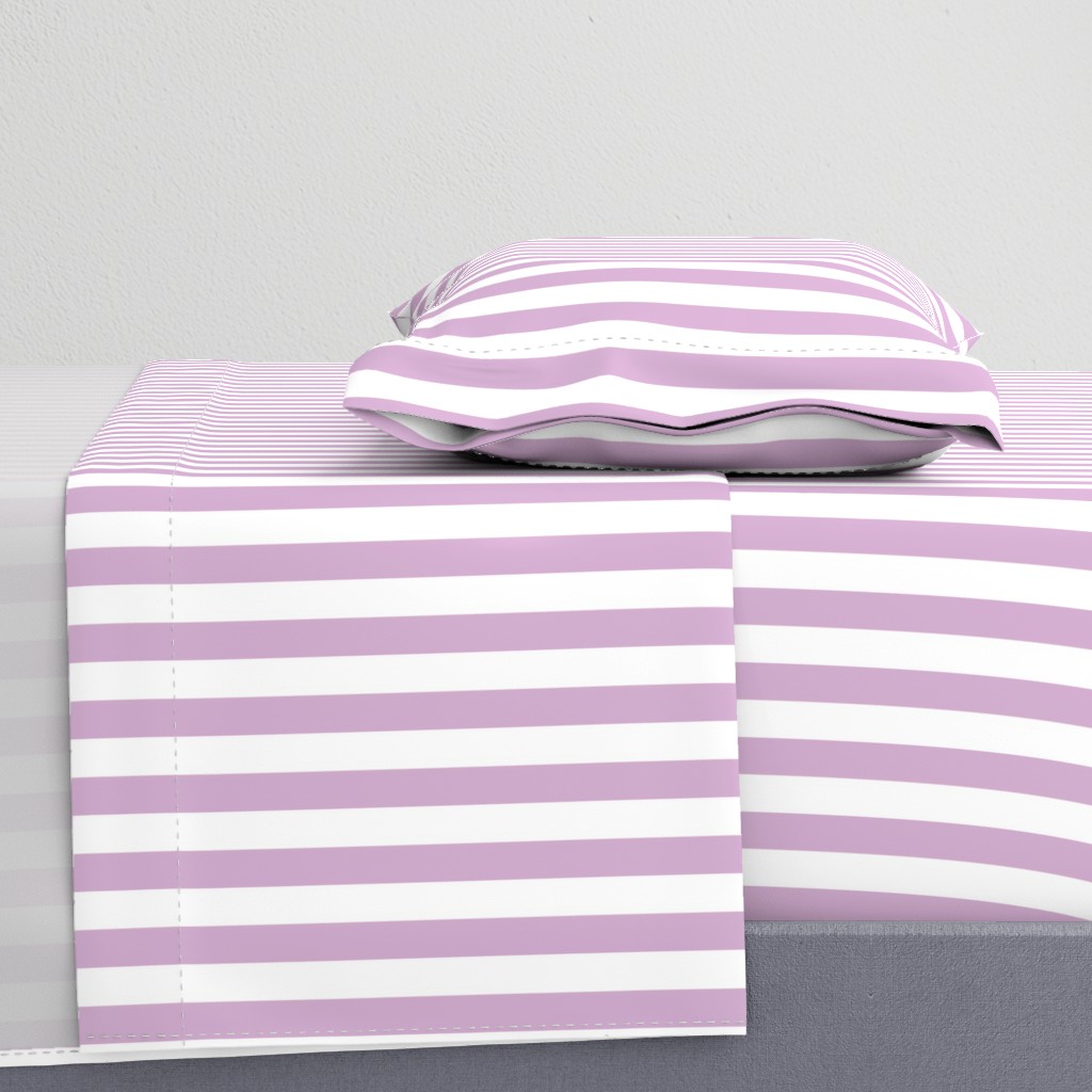 Large Lavender Stripes