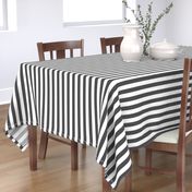 Large Charcoal Stripes