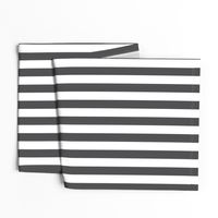 Large Charcoal Stripes