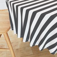 Large Charcoal Stripes