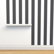 Large Charcoal Stripes