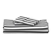 Large Charcoal Stripes