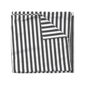 Large Charcoal Stripes