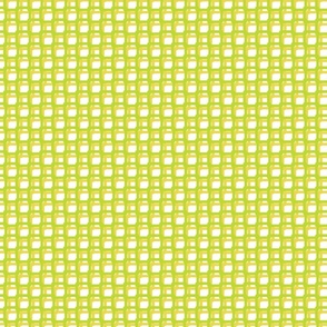 Green Yellow squares_woven