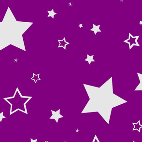 Stars grey purple