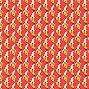 Hot Pink Banana Pattern