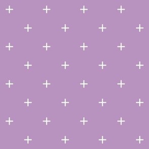 sheer lilac swiss cross thin ⸬ pantone colorstrology - color of the month february