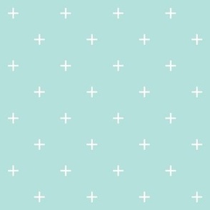 fair aqua swiss cross thin ⸬ pantone colorstrology - color of the month march