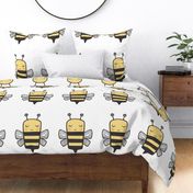 Bees Plush Plushie Softie Cut & Sew