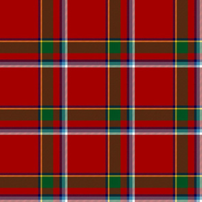 Drummond of Fingask 1746 tartan, 6", from D.W. Stewart's 'Old and Rare Scottish Tartans' 