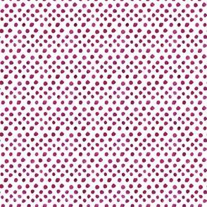 Watercolor Dots - Magenta