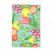 Vegetable Farm to Table Fabric