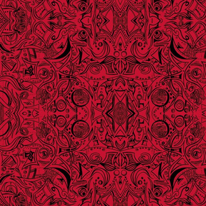 Abstract Red