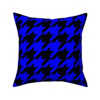 Three Inch Blue and Black Houndstooth
