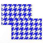 Three Inch Blue and White Houndstooth