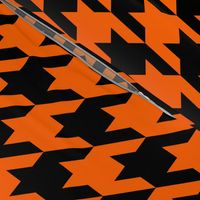 Three Inch Orange and Black Houndstooth