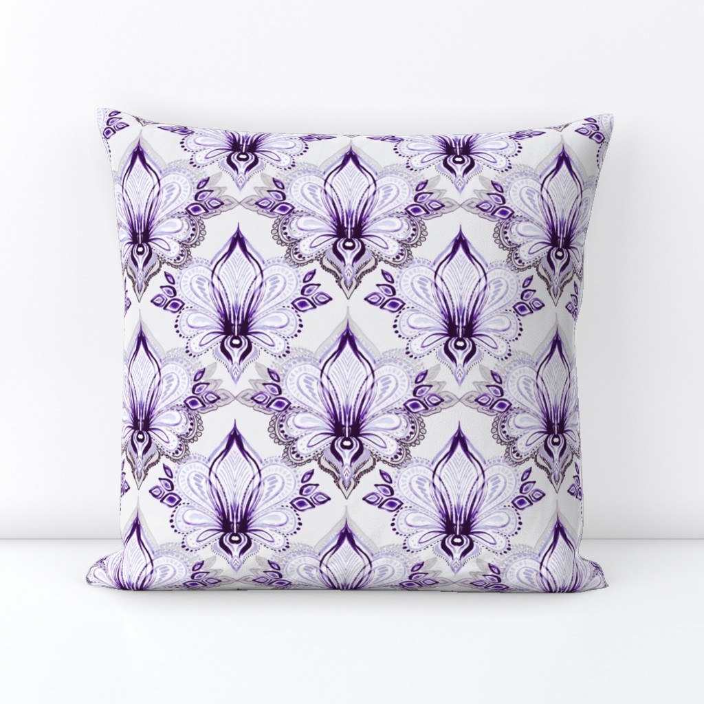 Lotus Abstract - purple
