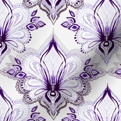 Lotus Abstract - purple