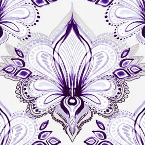 Lotus Abstract - purple
