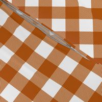 PLAID SIENNA