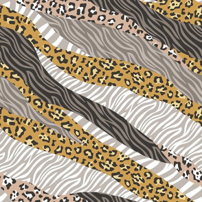 Cheetah Leopard Zebra Animal Stripes