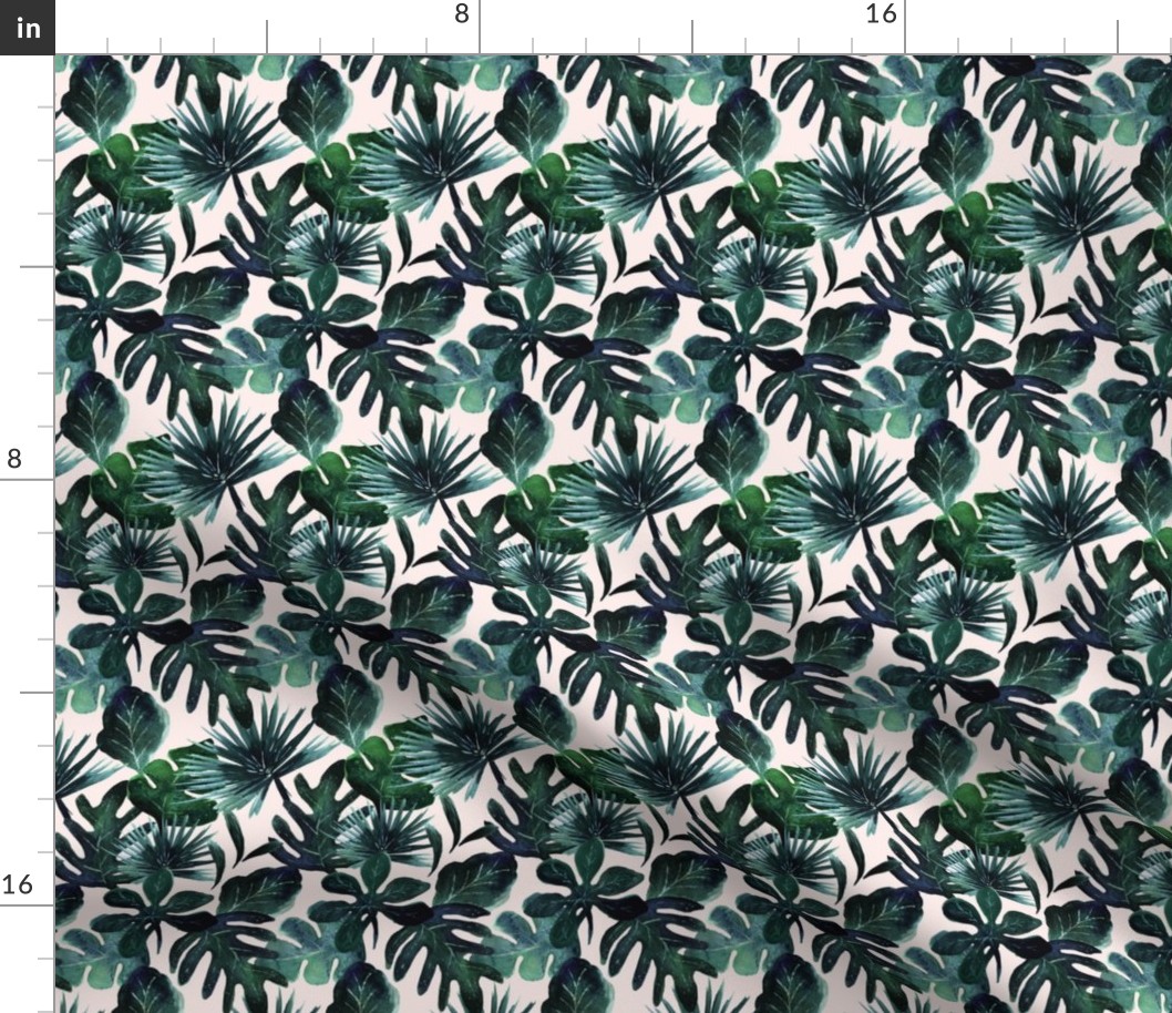 tropical_Leaves S - Blush