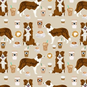 Border Collie  coffee cafe dog fabric pet dog breeds collies natural