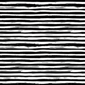 Inky Lines - Black - Reverse Pattern