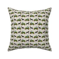 Doberman Pinscher tractor farm fabric dog breeds natural