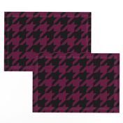 Three Inch Tyrian Purple and Black Houndstooth