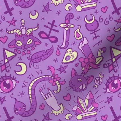Original Cute Occult in Purple