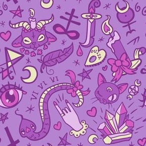 Original Cute Occult in Purple