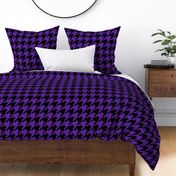 Three Inch Purple and Black Houndstooth