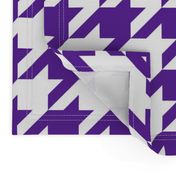 Three Inch Purple and White Houndstooth