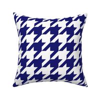 Three Inch Midnight Blue and White Houndstooth