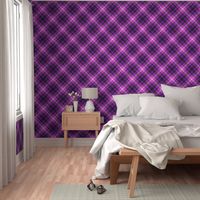 Custom Violet Magenta and Blue Plaid