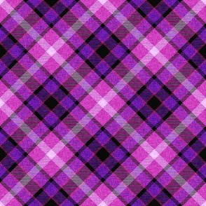 Custom Violet Magenta and Blue Plaid