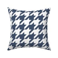 Three Inch Blue Jeans Blue and White Houndstooth