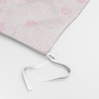 heart shaped suckers - lollipops pink watercolor on pink