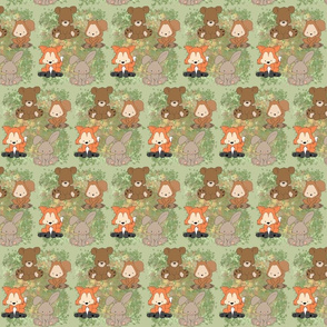 Forest Animals in Automn