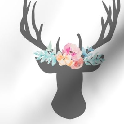 9 inch Dream Big & Floral Deer