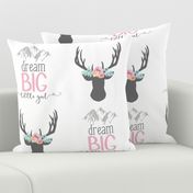 9 inch Dream Big & Floral Deer