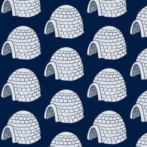 Igloo on oxford blue