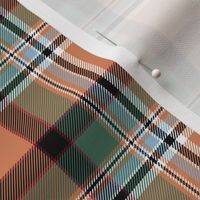 Dundee asymmetrical tartan, 3" weathered