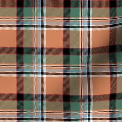 Dundee asymmetrical tartan, 3" weathered