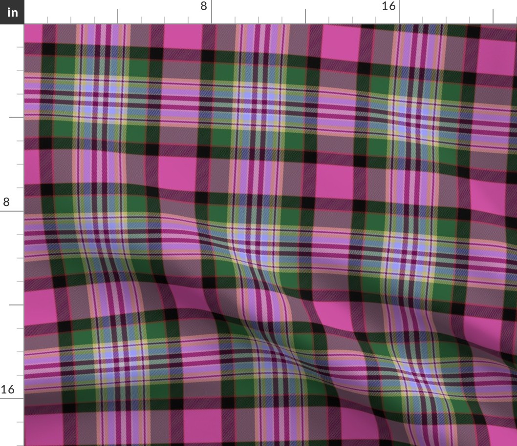 Dundee pink tartan, 6"