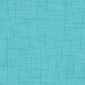 Soft solid linen texture // turquoise blue