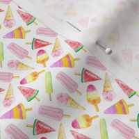 Micro / Watercolor Fruit Ice Cream
